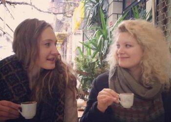 Trying Turkish coffee on The Other Tour Istanbul