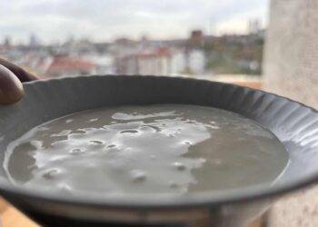 Home-made Turkish yogurt.