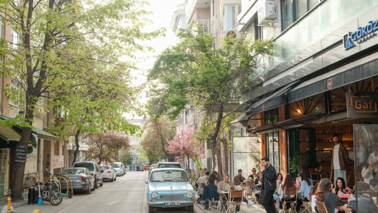 Kadikoy Istanbul Asian Side - Street with vintage cars and stores - The Other Tour Istanbul 2026