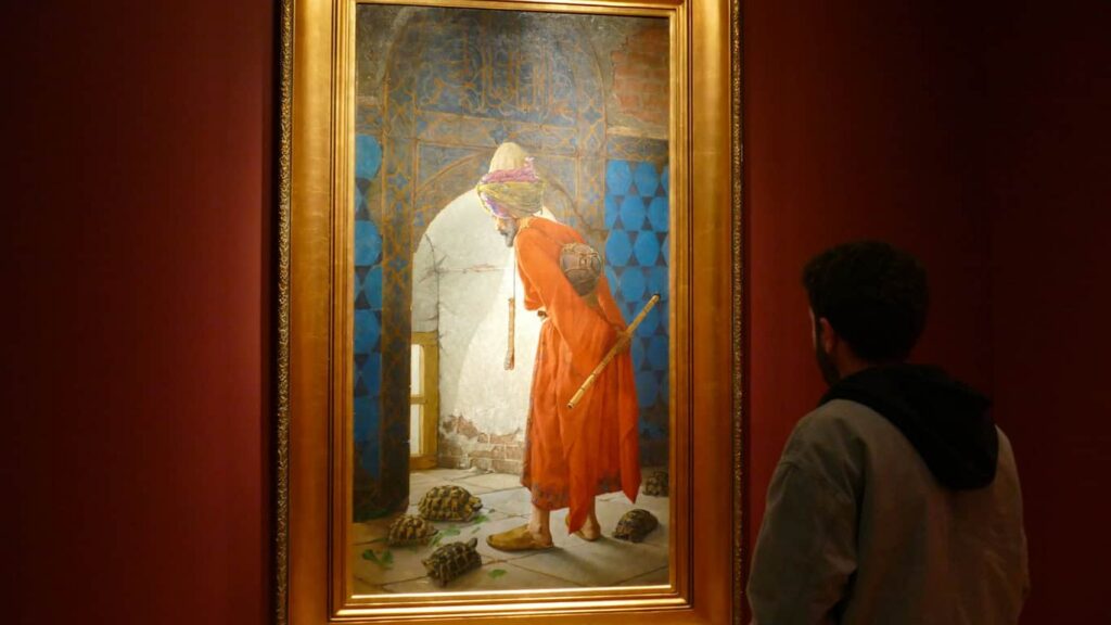 Osman Hamdi Bey - Turtle Painting