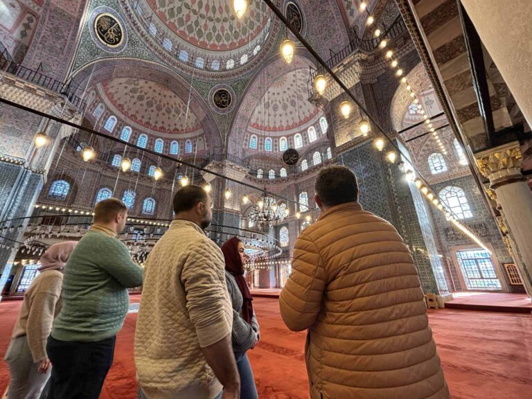 Inside the Blue Mosque with a professional tour guide in Istanbul - The Other Tour 2025