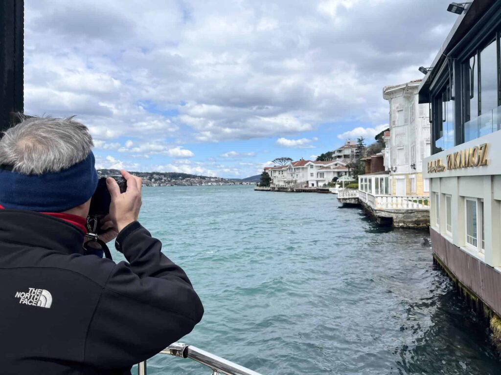 Photograhing the set of Ottoman mansions to the North of Kanlica - The Other Tour 2025