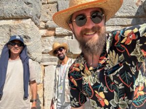 Fethi Karatas and Ozgur Varol in Ephesus - The Other Tour