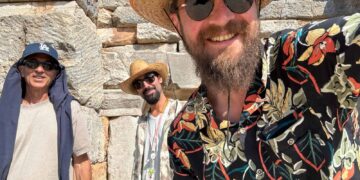 Fethi Karatas and Ozgur Varol in Ephesus - The Other Tour