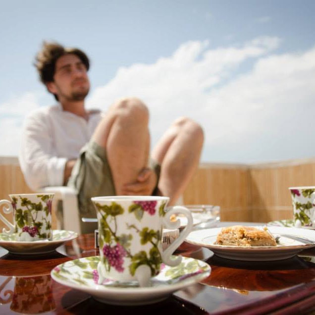 Fethi Karatas in Esenler balcony (1)