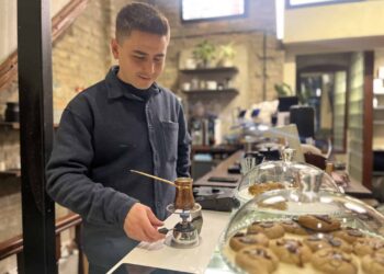 Ugur Gozdu, the founder of Arc Coffee Co - Balat - Istanbul 2026 - The Other Tour