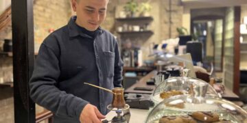 Ugur Gozdu, the founder of Arc Coffee Co - Balat - Istanbul 2026 - The Other Tour