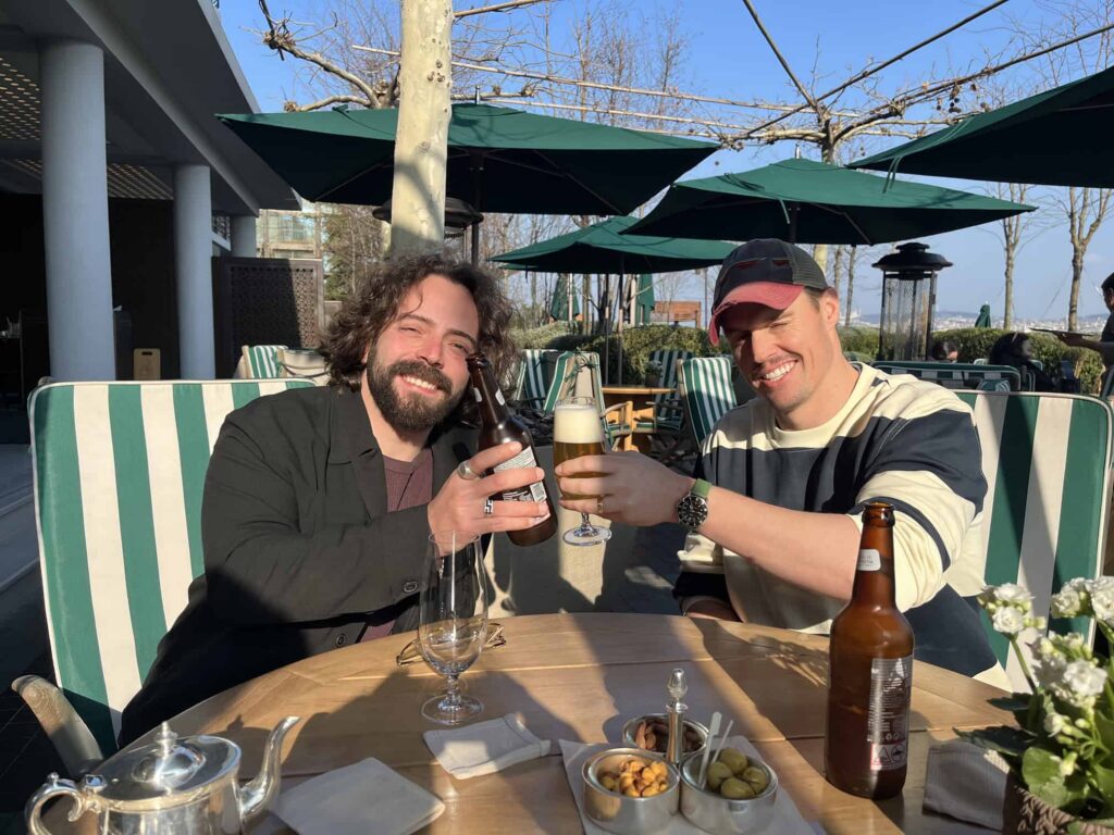 Trevor Brown with client - The Other Therapy