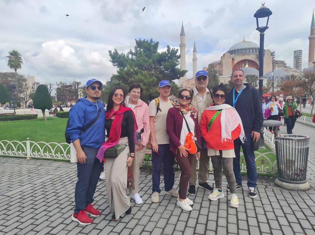 Faruk Arslan - Tour Guide in front of Hagia Sophia - The Other Tour