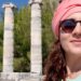 Betül Başak at Priene ancient city, Aegean Turkey