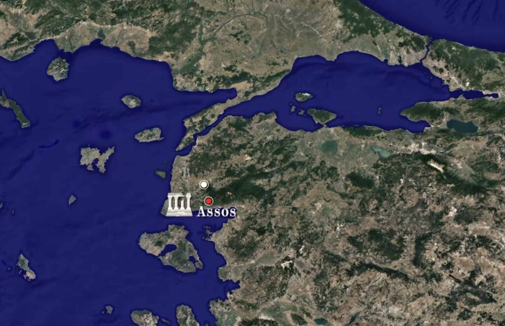 Assos on the map - TRT2 - Anatolian Archaeology