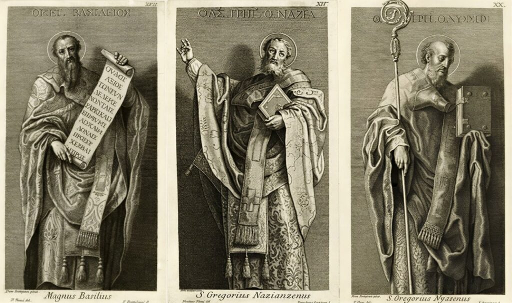 Three Friends Sculpted Christian Doctrine