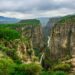 Panoramic view of Tazı Canyon in Köprülü Canyon National Park, Antalya, Turkey.