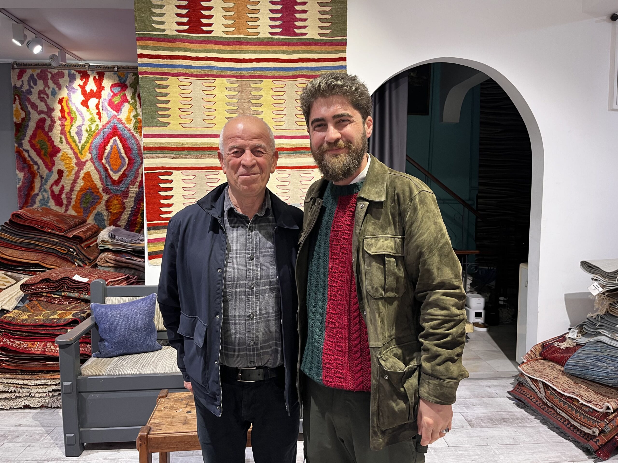Ahmet Diler and Fethi Karataş at Kirkit Rugs