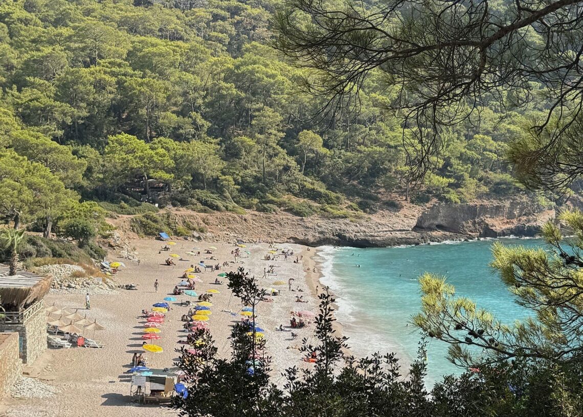 Panaromic view of Kabay Bay, Fethiye.