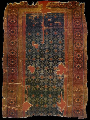 Anatolian Seljuk Rug, 13th Century, Konya, Turkey