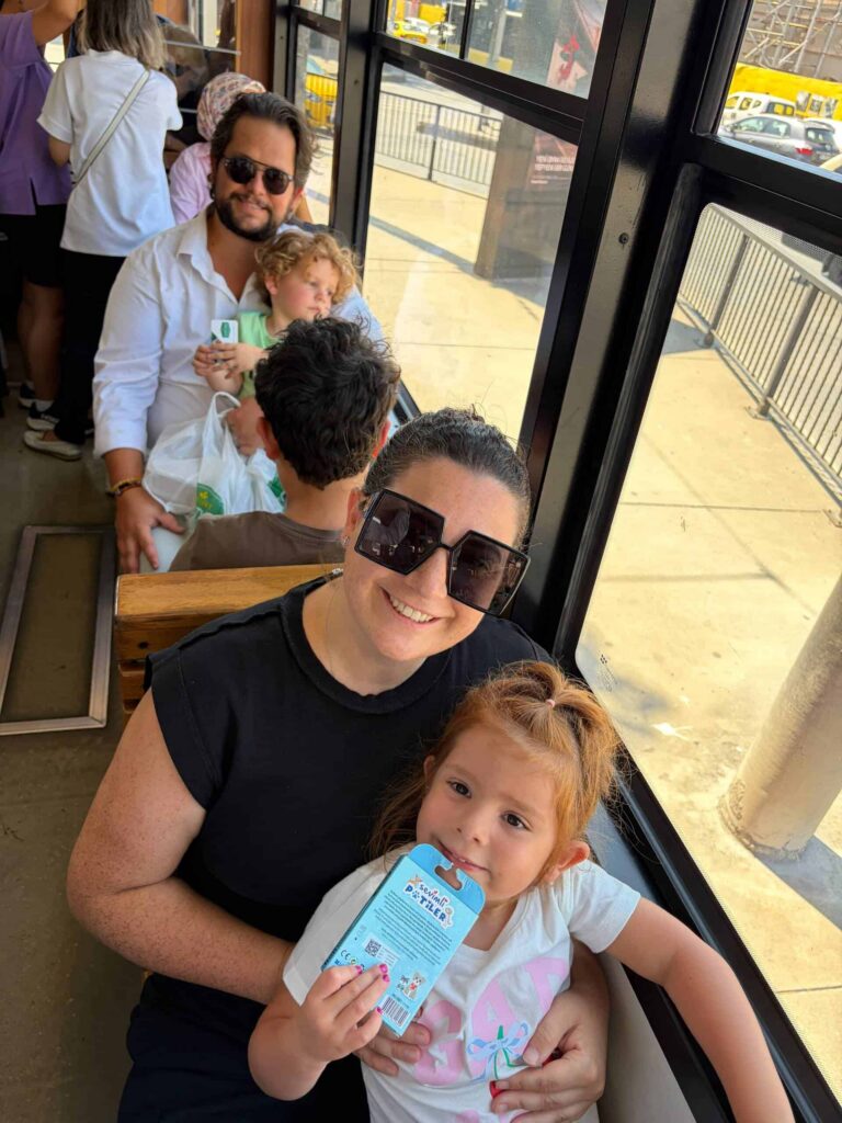 Berteletti family on the nostalgic historic tram in Kadikoy (1)