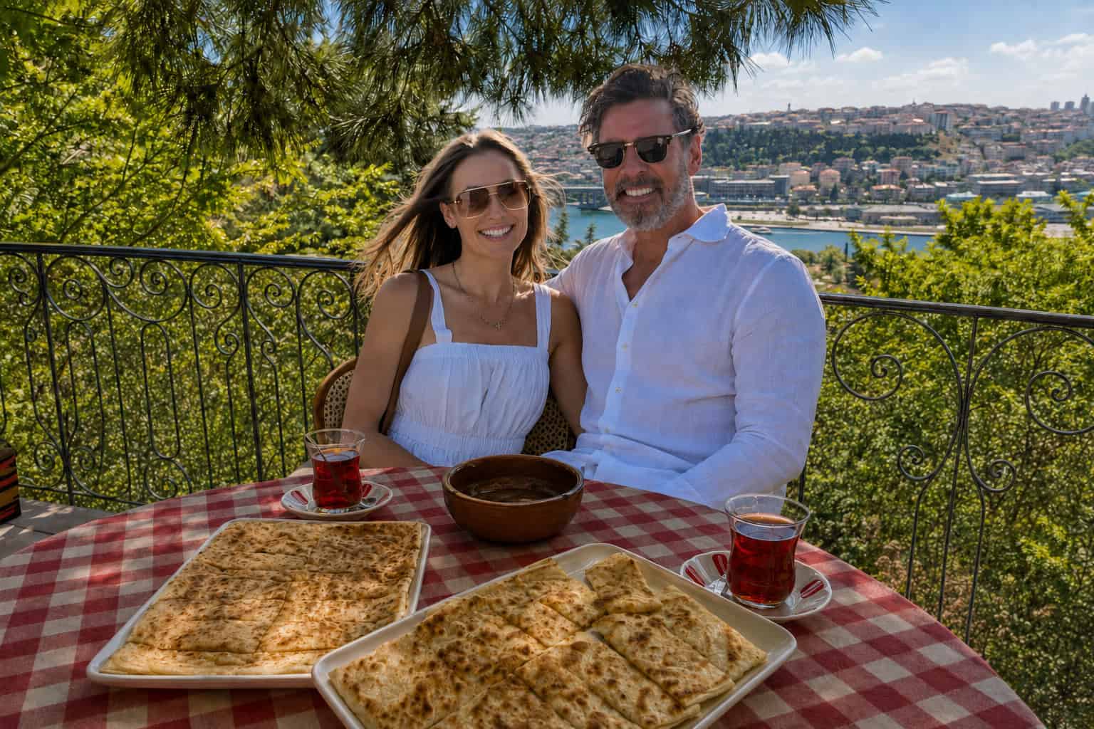 Gozleme in Pierre Loti Eyup Istanbul