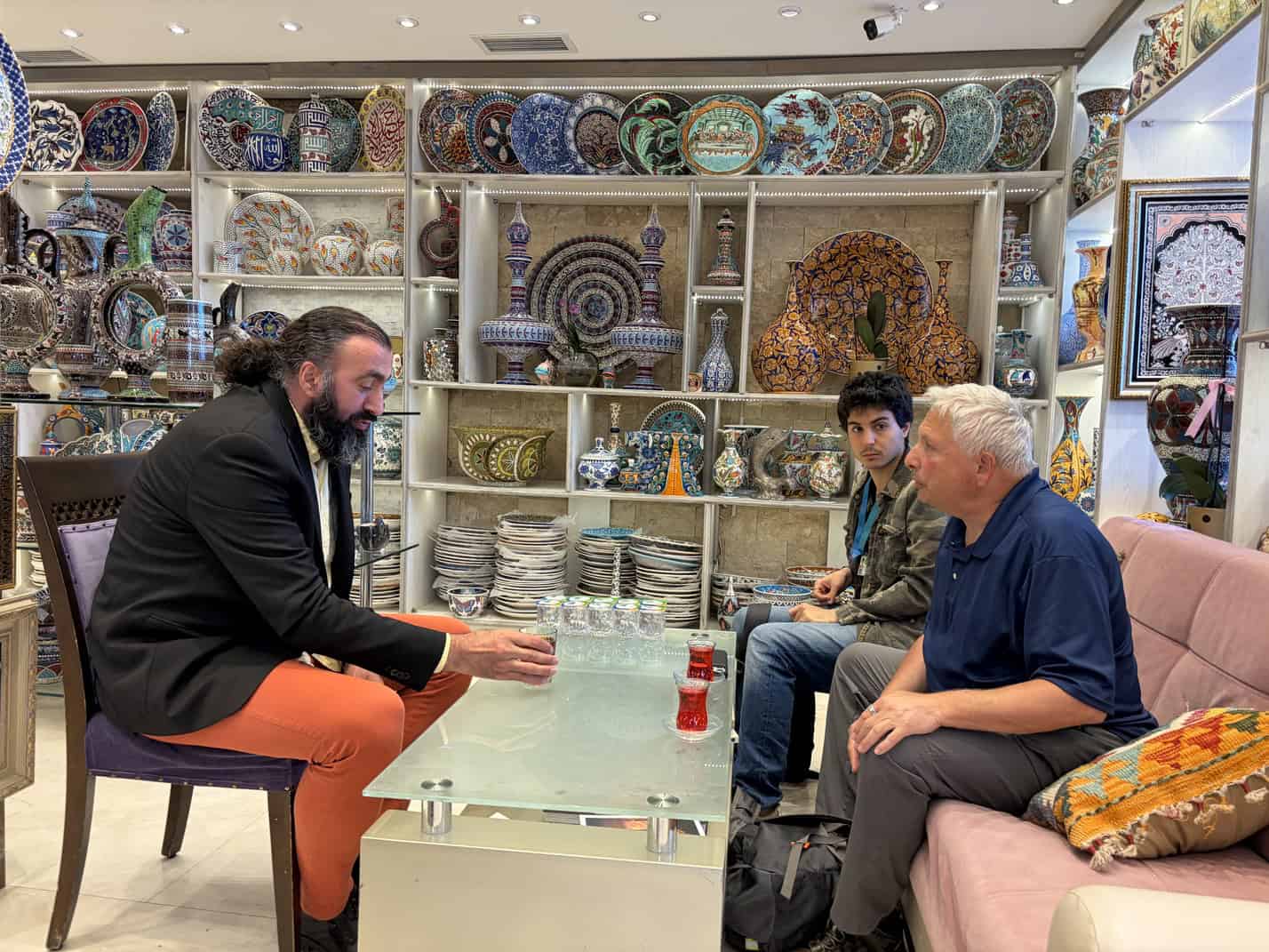 Jim at Tree of Life ceramics