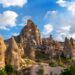 Fairy chimneys and volcanic rock formations in Cappadocia, Turkey
