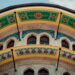 Colorful historic architectural details and decorative motifs in Istanbul