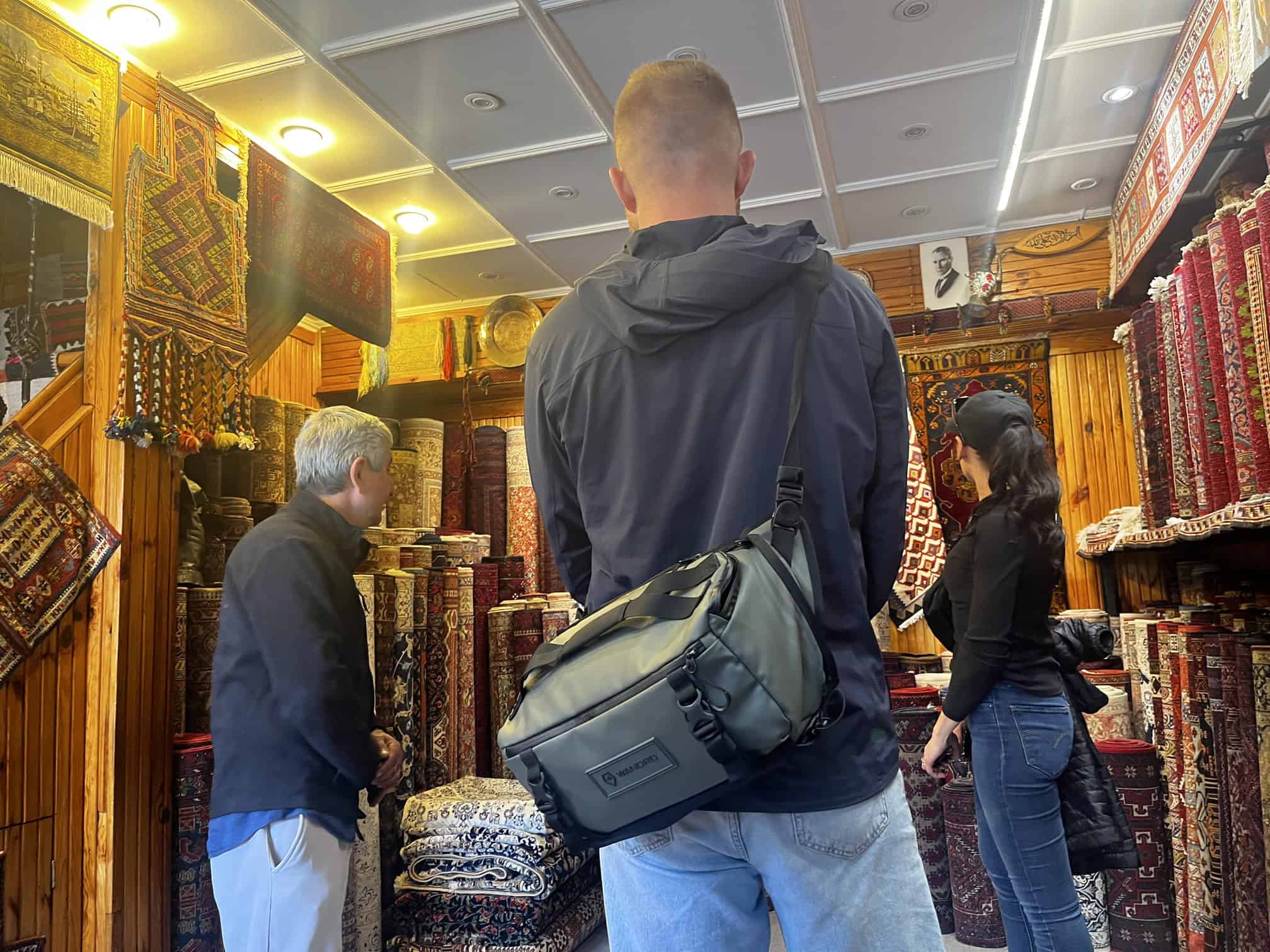 steven and melanie at the arasta bazaar