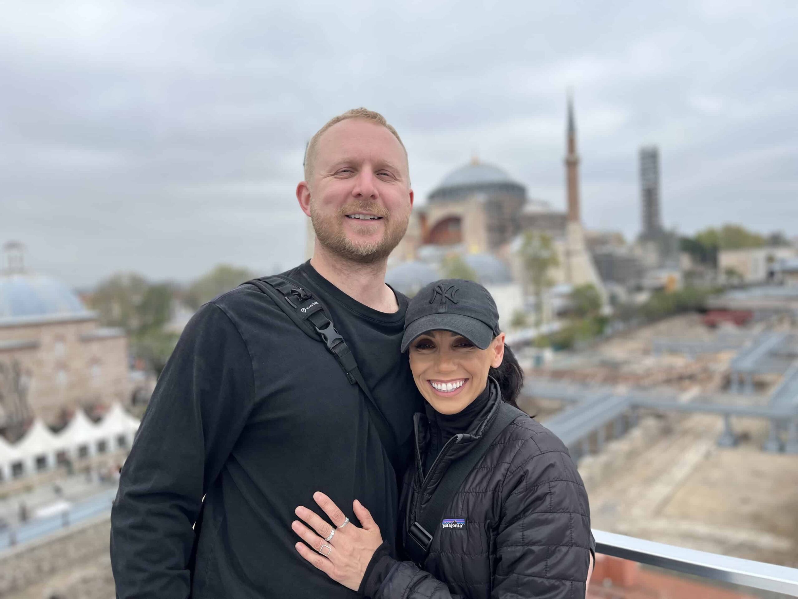 steven and melanie rooftop view