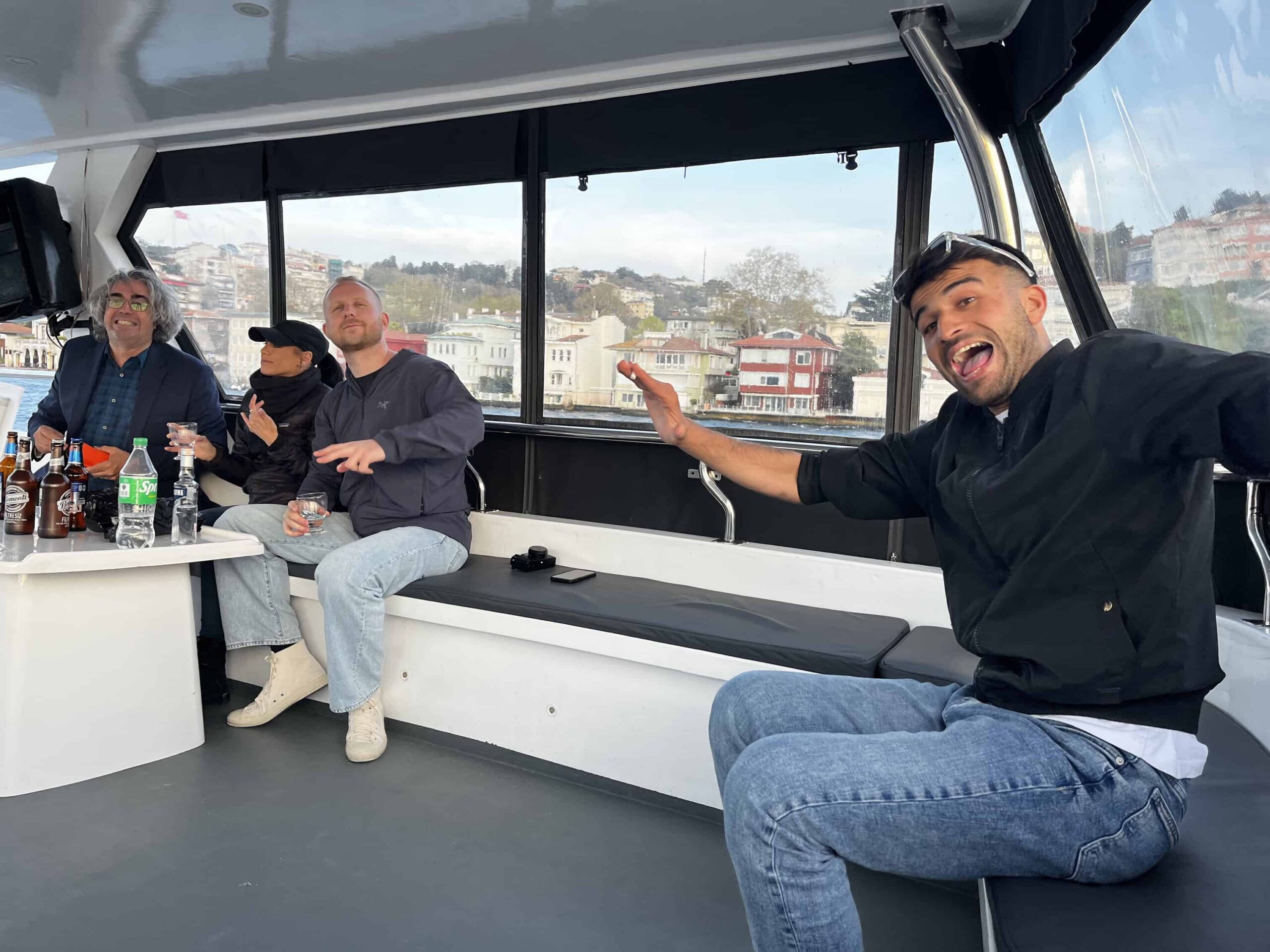 steven and melanie w omer on the yacht
