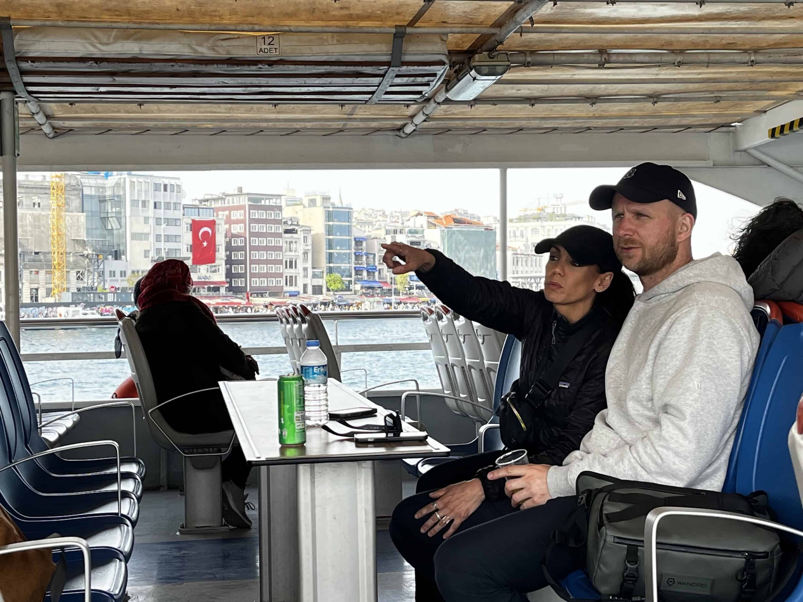 steven n melanie on ferry